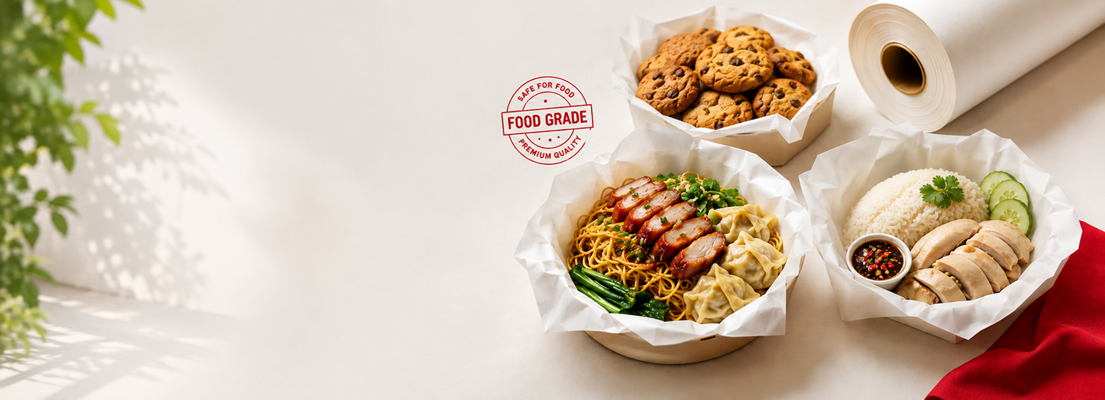 อาหารที่ห่อด้วยกระดาษ Food Grade ของ Siam Import