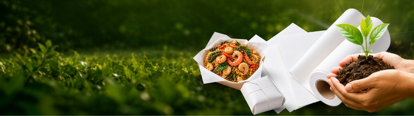 กระดาษ Food Grade สำหรับห่ออาหารและการดูแลสิ่งแวดล้อม